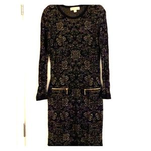 Michael Kors Floral Sweater Dress